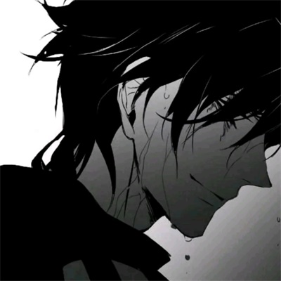伤感头像动漫男生孤独_伤感头像动漫男生堕落_qq男生伤感头像动漫
