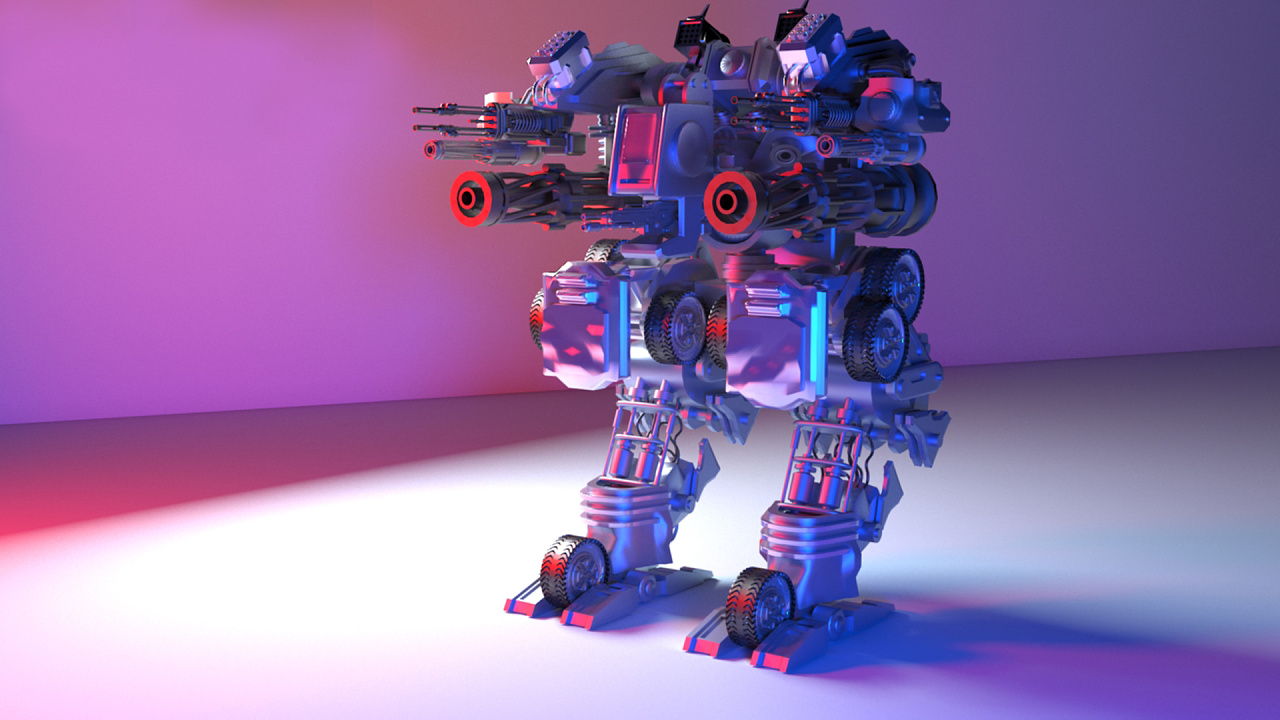 3dmax机械动画_动画机械狗_动画机械手臂