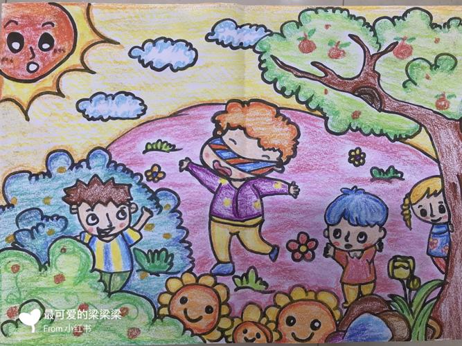 幼儿园游戏故事案例-童年幼儿园游戏故事：捉迷藏与角色扮演，友