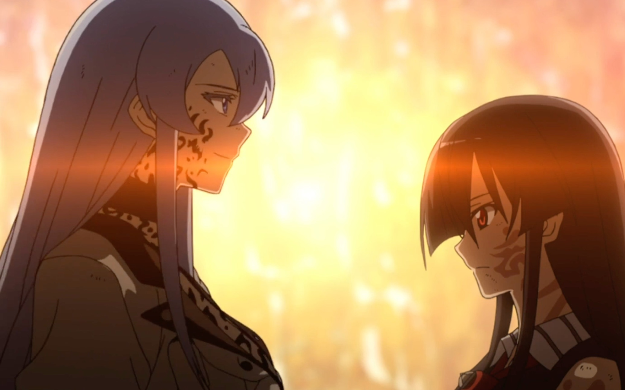 黑瞳赤瞳cos图片_动漫女神大乱斗赤瞳vs黑瞳_赤瞳vs艾斯德斯