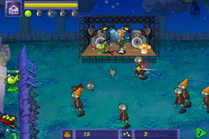 豌豆大战僵尸,游戏背景